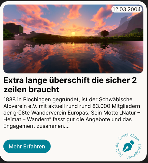Newsletter-Komponente (Kurzvariante)